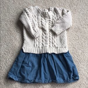 Gap 4T sweater dress gently used